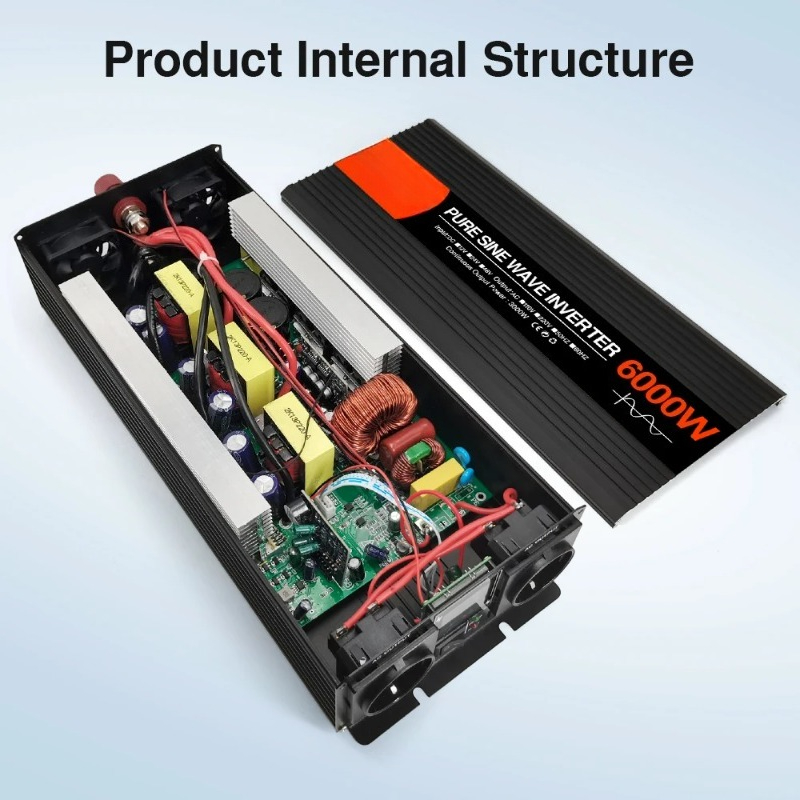 Pure Sine Wave Inverter 5000W 48V 220V - Pure Sine Wave Solar Inverter DC