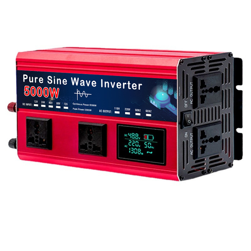 Pure Sine Wave Inverter 5000W 48V 220V - 5000W Pure Sine Wave Inverter Household