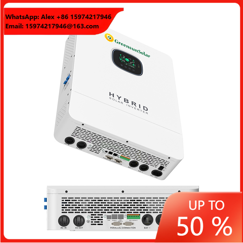 Hybrid Solar Inverter 5.5Kw Mppt 48V - Mppt Solar Hybrid Inverter US 120/240V