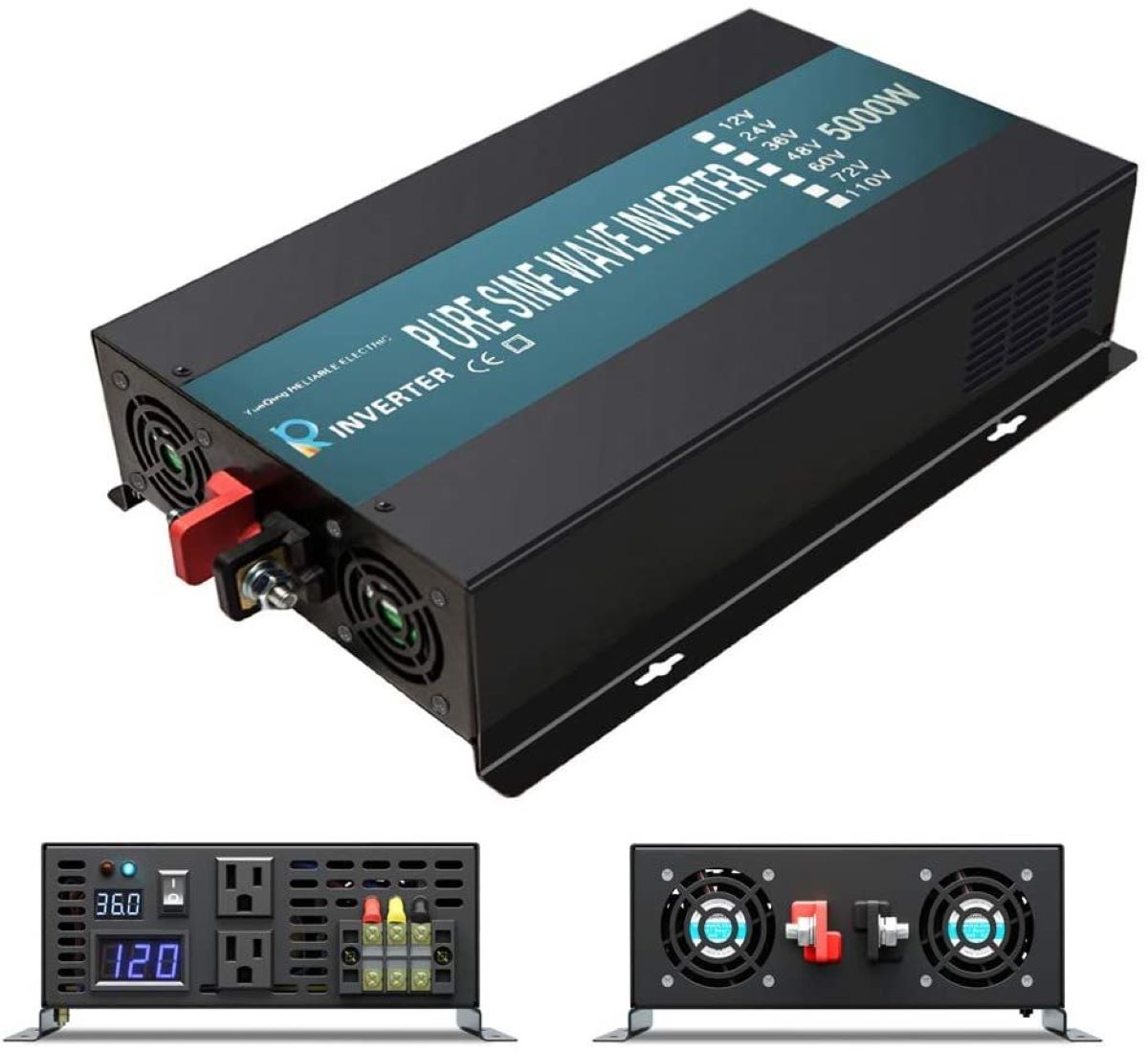 Off Grid Pure Sine Wave Solar  - Pure Sine Wave Inverter 5000W 48V 220V ulasan dan harga