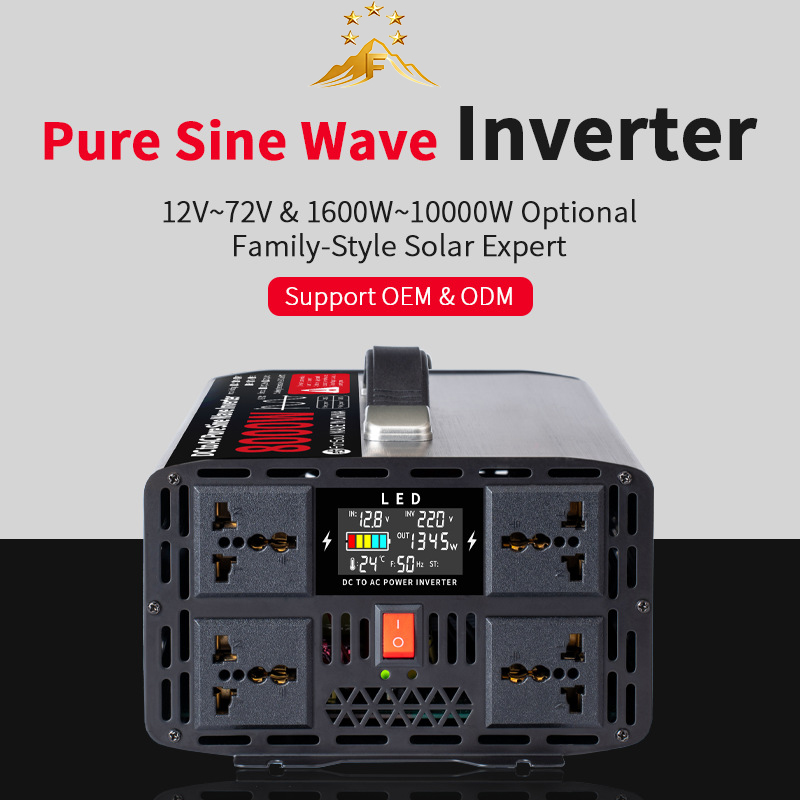 Portable Pure Sine Wave Off Gr - Pure Sine Wave Inverter 5000W 48V 220V ulasan dan harga