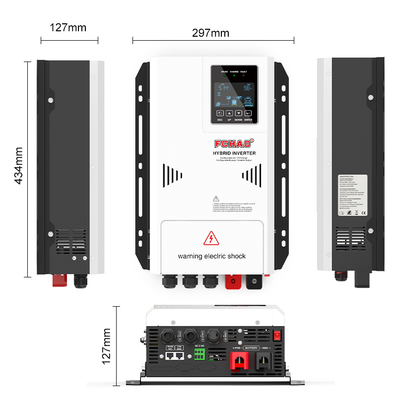 Fchao Solar Hybrid Inverter 3K - Hybrid Solar Inverter 5.5Kw Mppt 48V ulasan dan harga