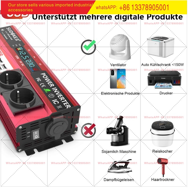 12V To 220V 4000W Peak Power I - Power Inverter 12V 220V 4000W Continuous ulasan dan harga