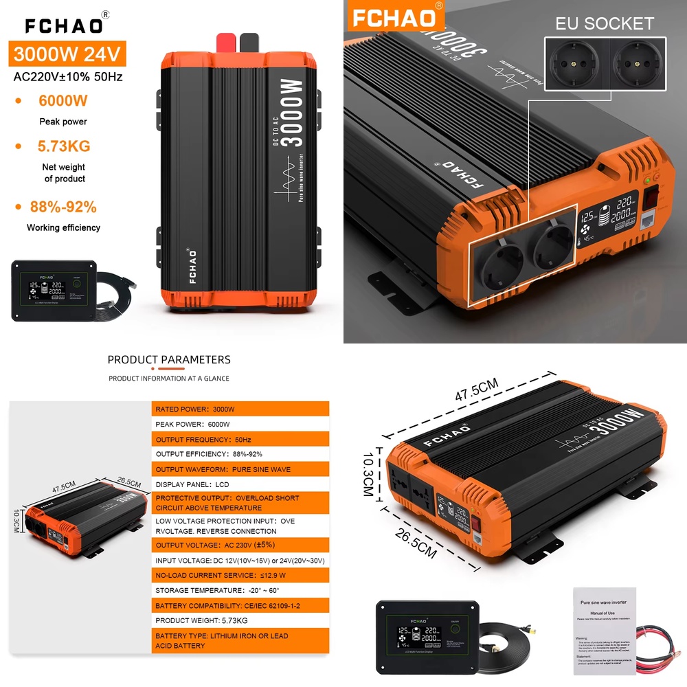 Pure Sine Wave Off Grid Invert - Off Grid Solar Inverter 48V 6000W ulasan dan harga