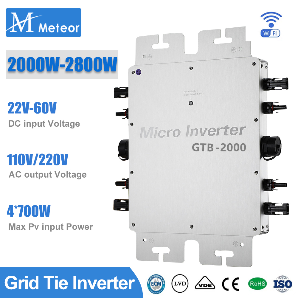 2000W 2400W 2800W Micro Invert - Grid Tie Inverter Limiter 2000W ulasan dan harga