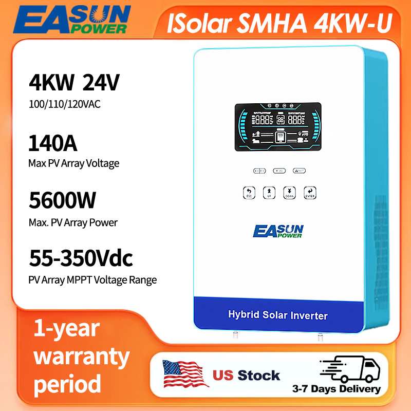 EASUN POWER 4000W Off Grid Hyb - Grid Tie Inverter Limiter 2000W ulasan dan harga