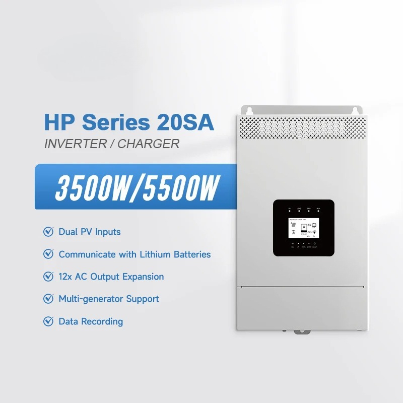 Inversor Sinusoidal Puro MPPT  - Hybrid Solar Inverter 5.5Kw Mppt 48V ulasan dan harga