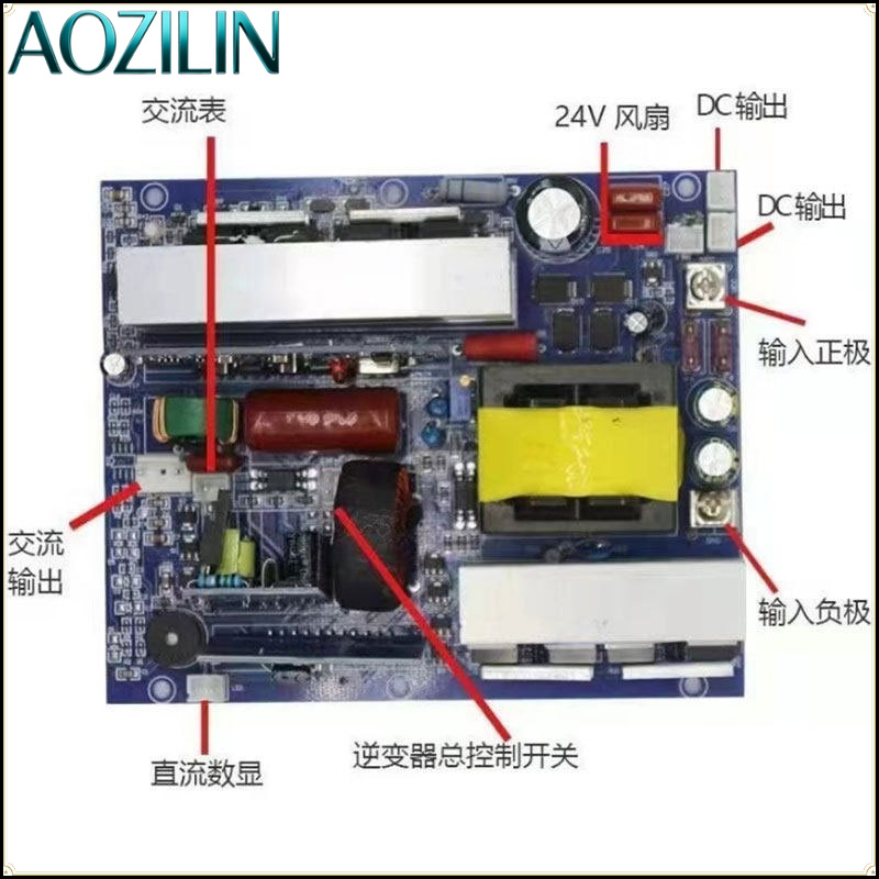 AOZILIN Pure Sine Wave Inverte - Pure Sine Wave Inverter Board 24V 48V ulasan dan harga