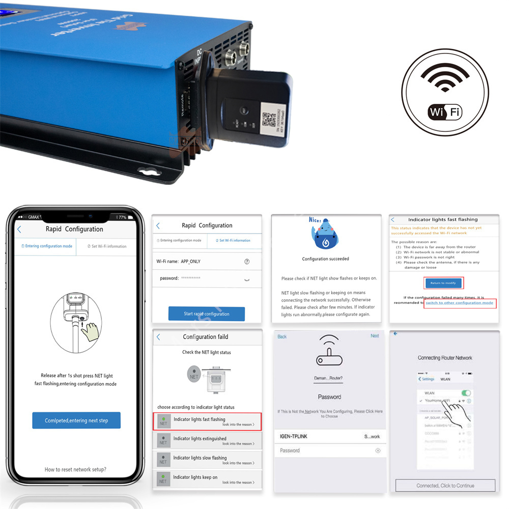 1000W 2000W Wind MPPT Power On - Grid Tie Inverter Limiter 2000W ulasan dan harga
