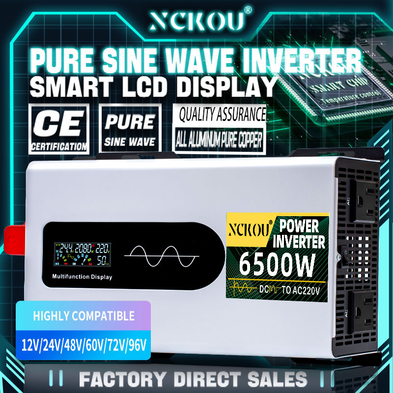 Inversor 12v 24v 48v 72v Para  - Pure Sine Wave Inverter 5000W 48V 220V ulasan dan harga