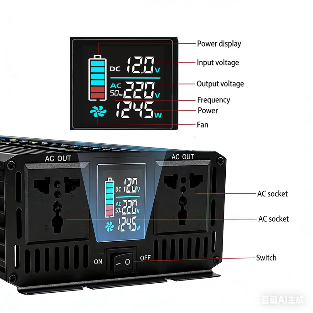 Pure Sine Wave Inverter DC 12V - Pure Sine Wave Inverter 5000W 48V 220V ulasan dan harga